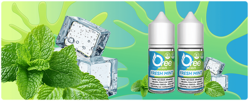 oree fresh mint vaping cz